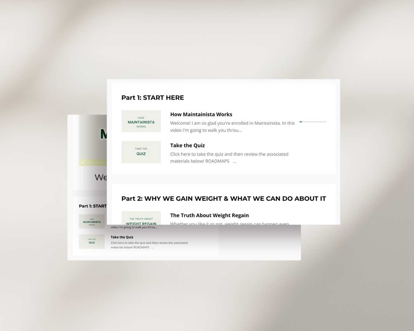 Maintain Your Weight Loss Plan (Maintainista)